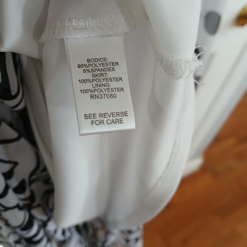 Cato Black And White Polka Dot Tank Maxi Sun Dress Babydoll Y2k Size 8 - Picture 9 of 9
